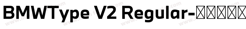 BMWType V2 Regular字体转换